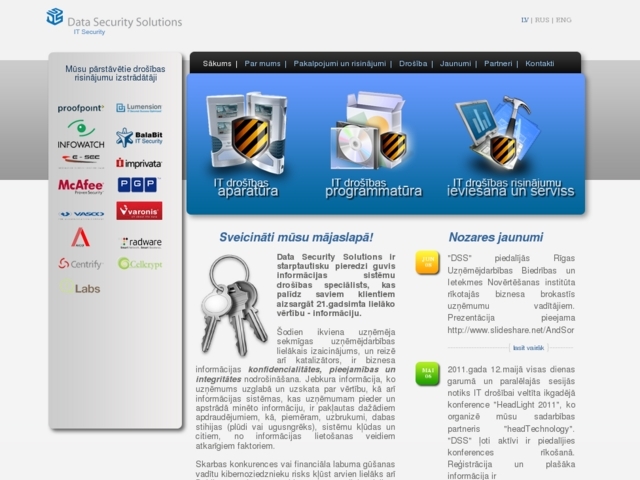 Data security solutions, SIA