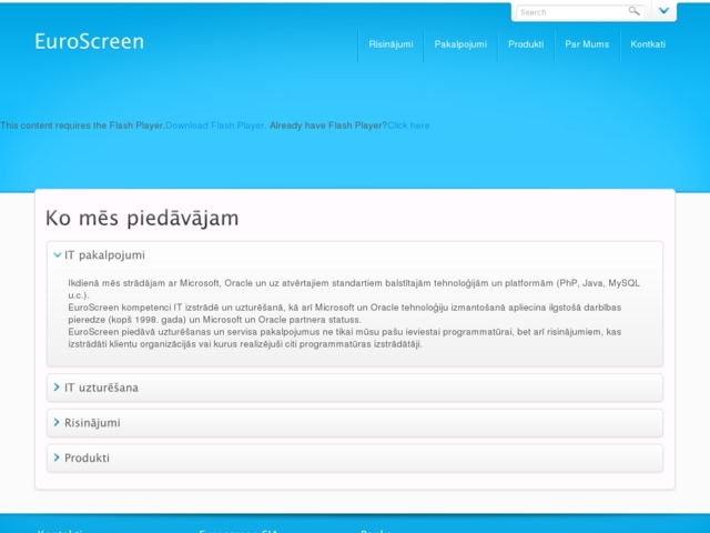 Euroscreen, SIA