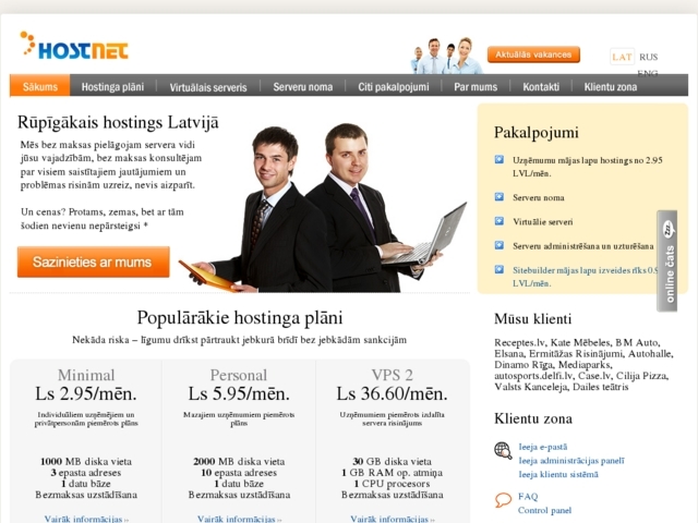 Hostnet, SIA
